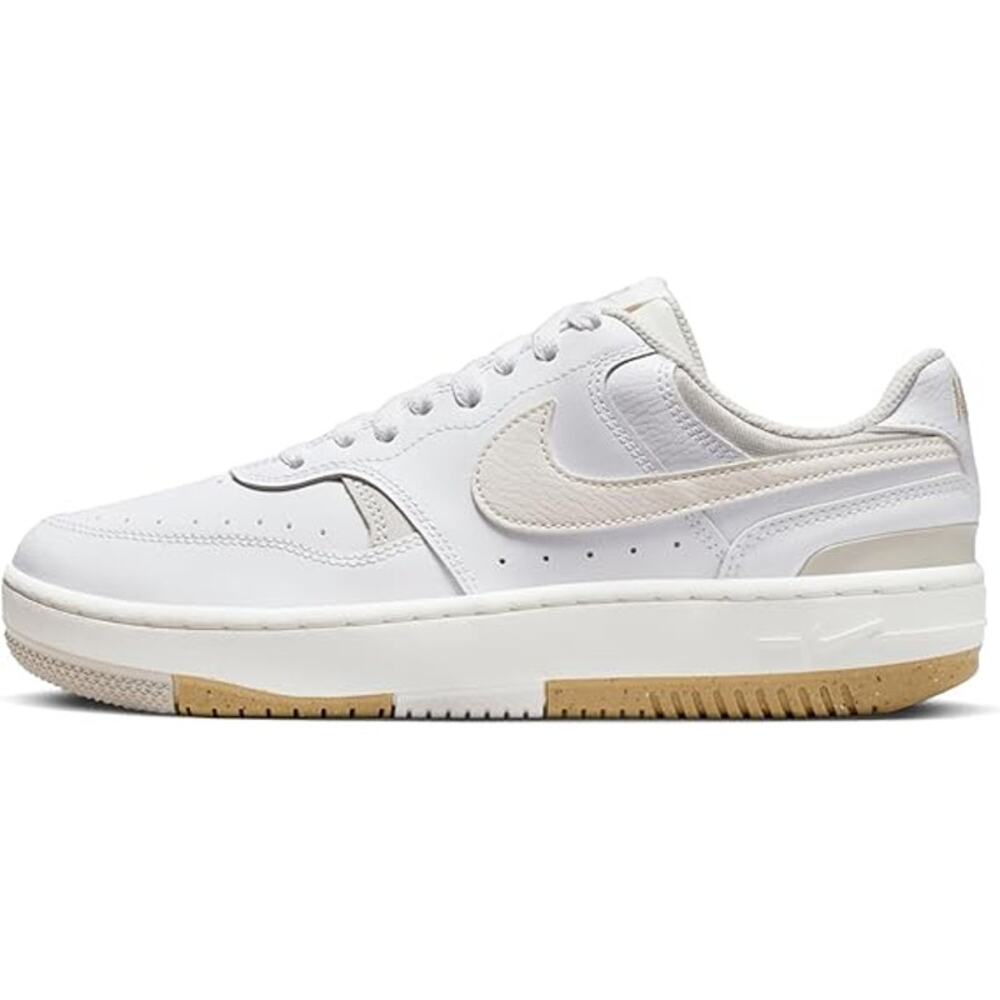 NWT Nike Women's Gamma Force Sneaker, White/Phantom/Light Bone ,10